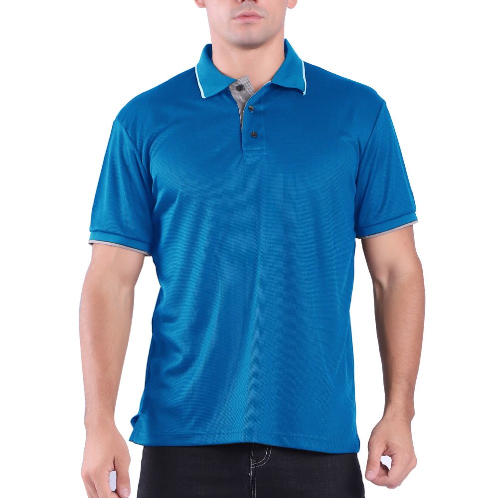 24 Units of Mens Waffit Polo Tee Shirt In Royal Blue Plus Size - Mens ...