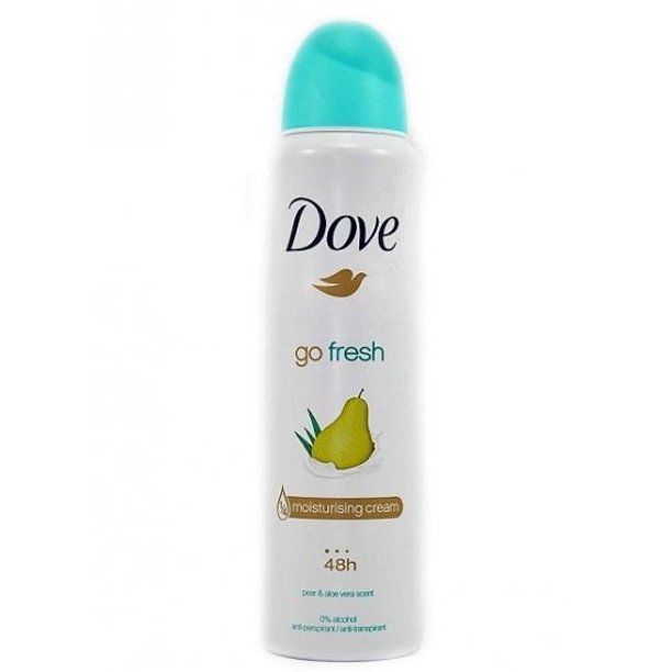 24 Units of Dove Spray Antiperspirant Deodorant Pear And Aloe