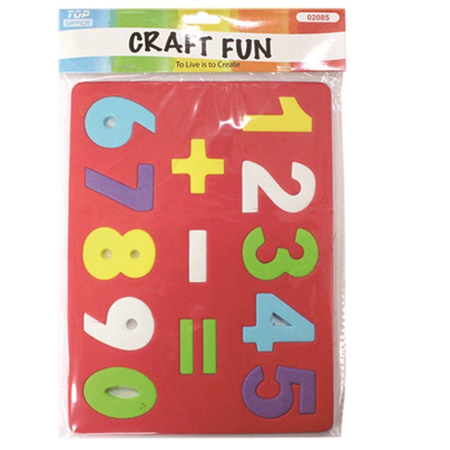96 Units of Eva Foam Number Puzzles at