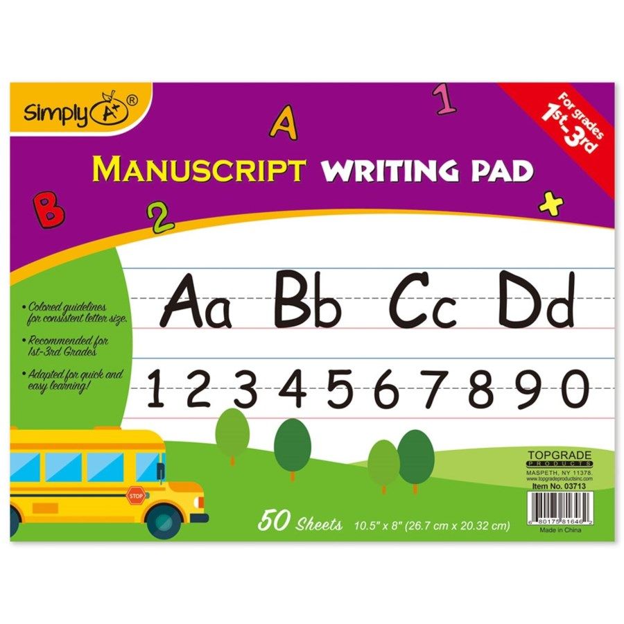 96 Units of 50 Count Manuscript Writing Pad Sketch, Tracing, Drawing