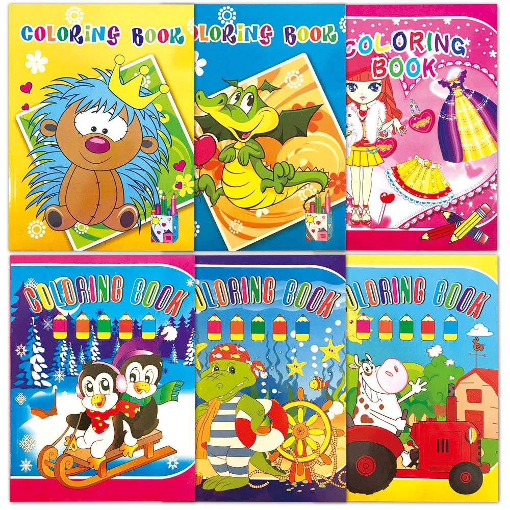 96 Units of Coloring Book Coloring & Activity Books at