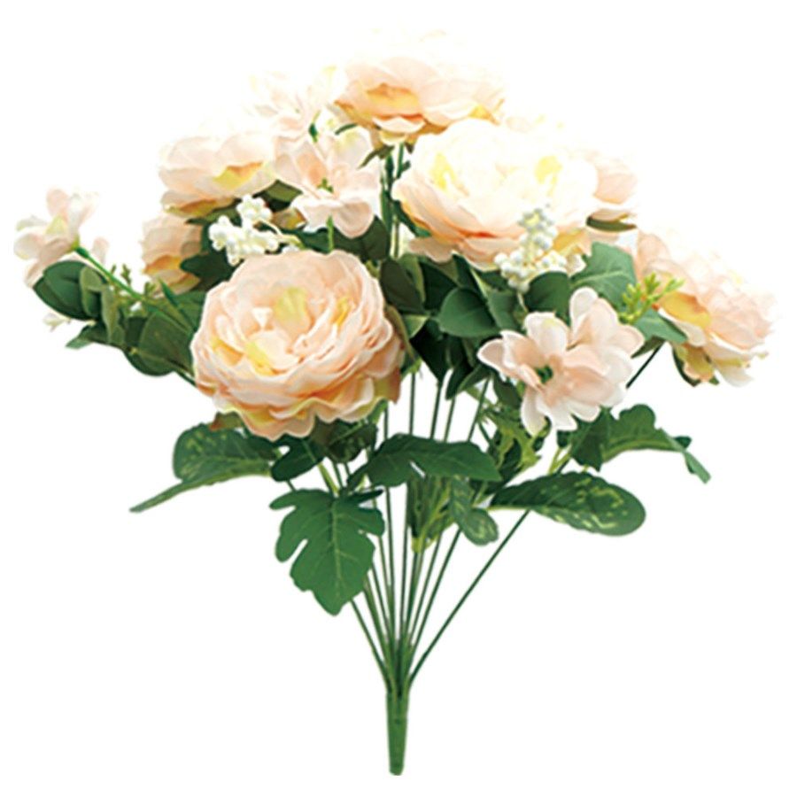 12 Units of 12 Head Flower In Peach - Artificial Flowers - at ...