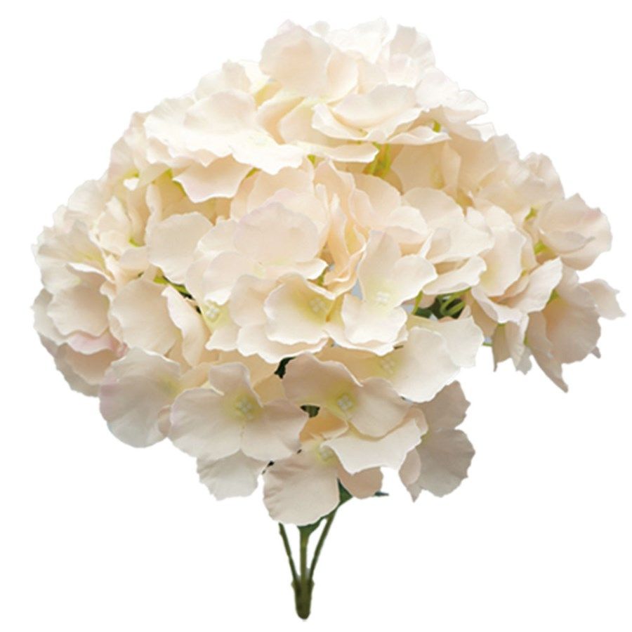 24 Units of Hydrangea Bouquet In Peach Artificial Flowers at