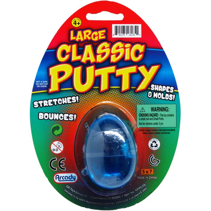 72 Units of CLASSIC LARGE PUTTY Slime & Squishees at