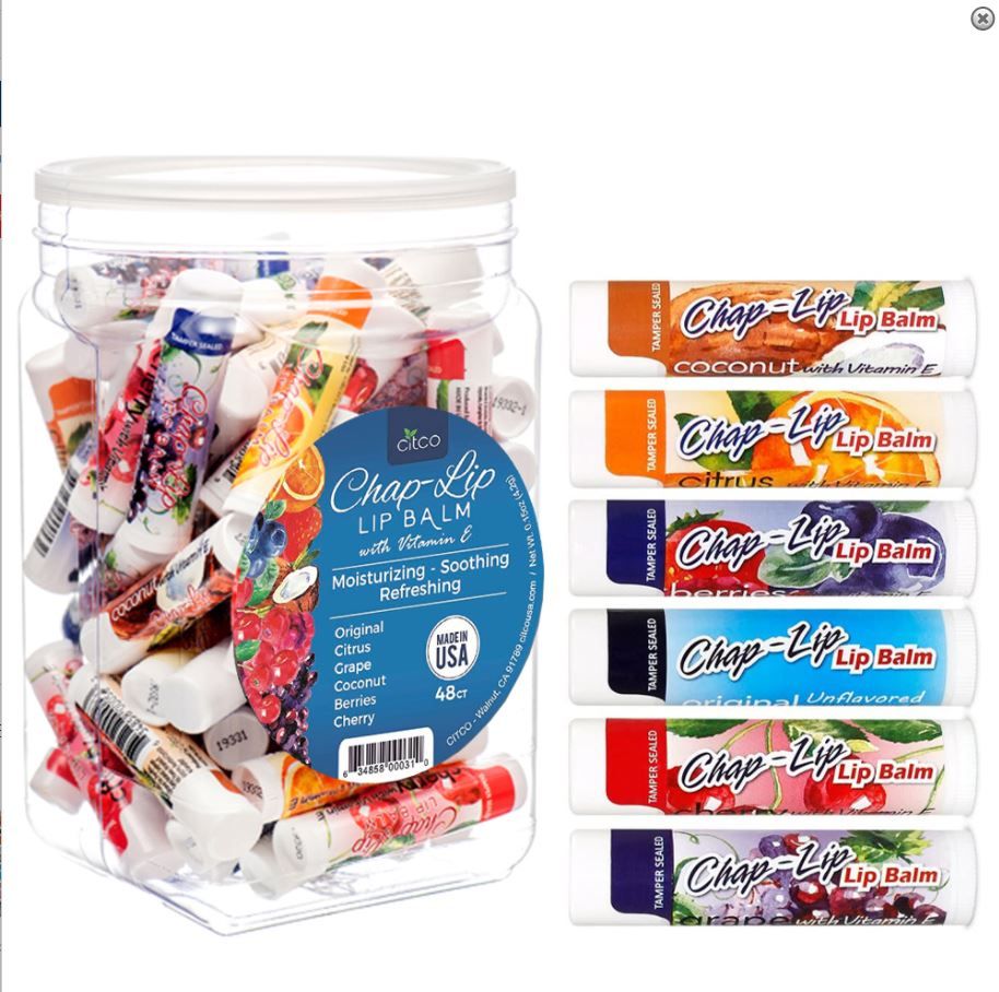 Chap Lip Balm 48ct Jar Cosmetics at