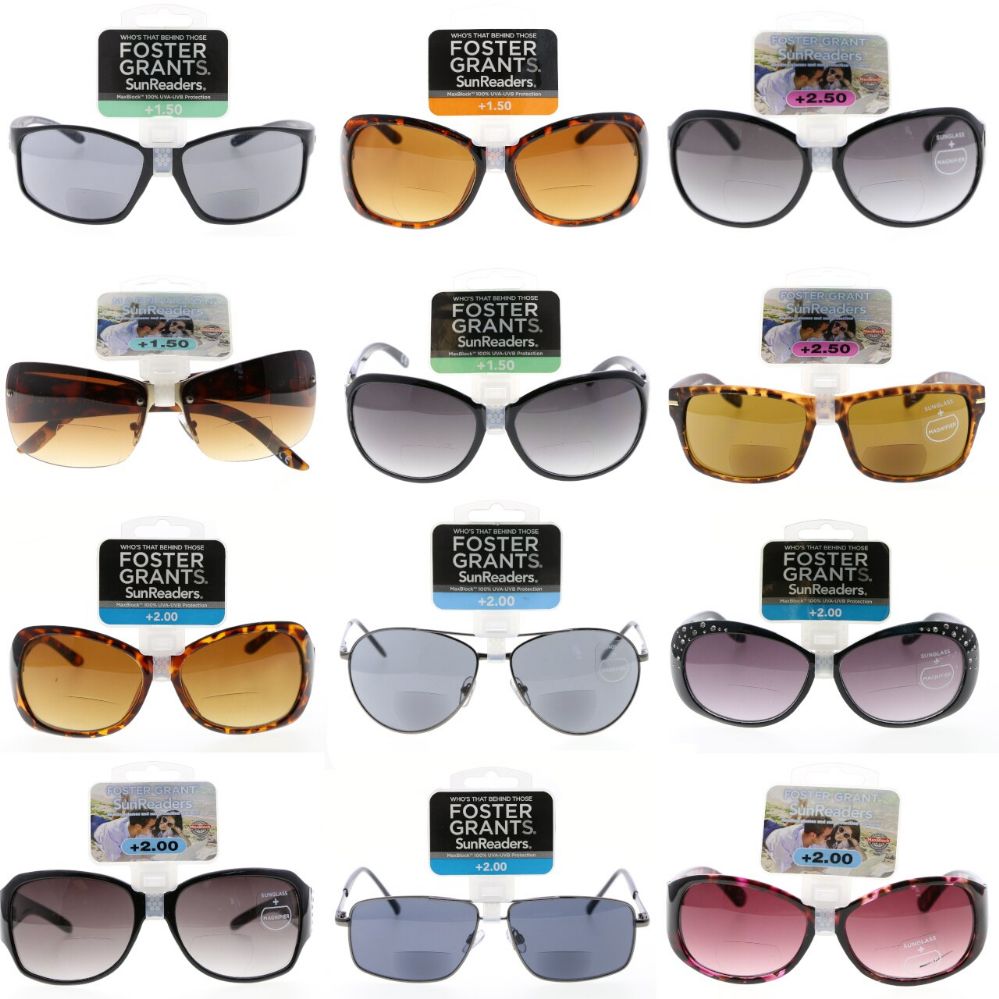 225 Units of Name Brand Sun Reading Glasses 75 Pair Case Packed Set