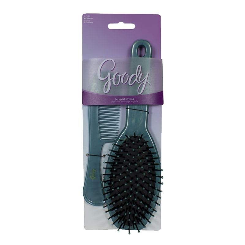 3 Units of Goody Brush Comb Set 8 Inch Brush Hair Brushes & Combs