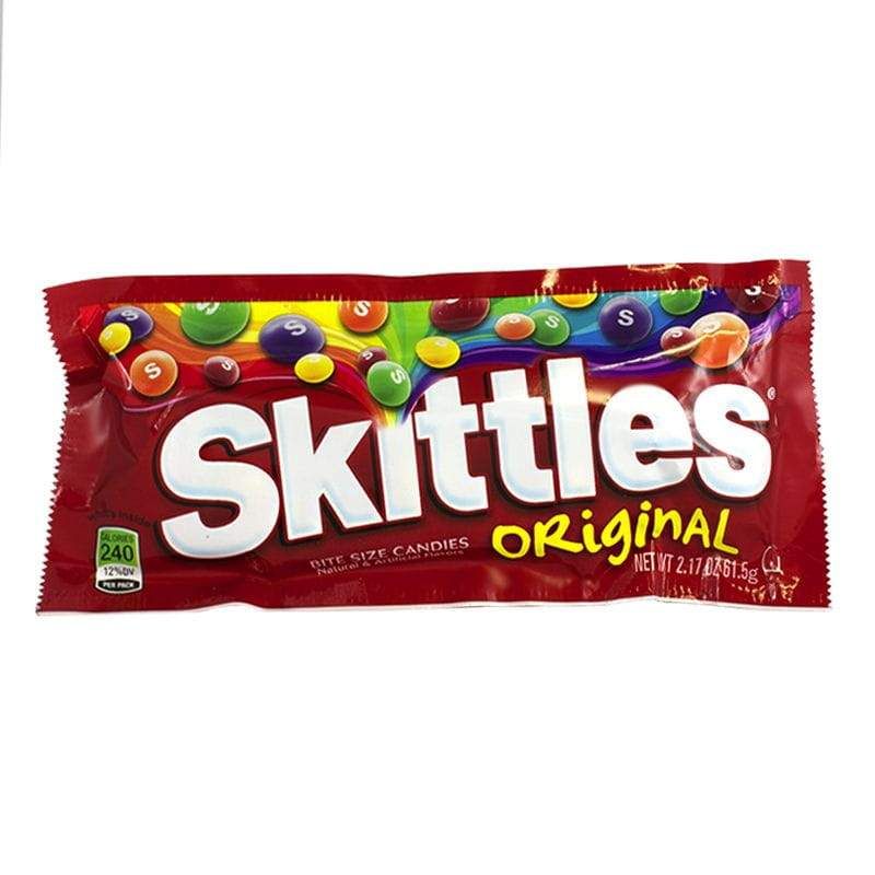 72 Units of Skittles Original Fruit Candies 2.17 Oz. Food