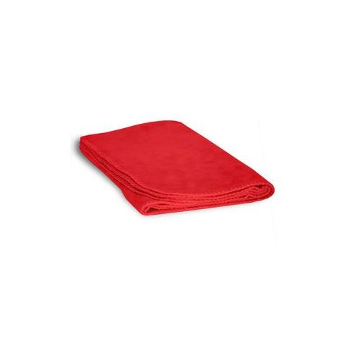 48 Units of Fleece Baby/Lap Blanket Red at