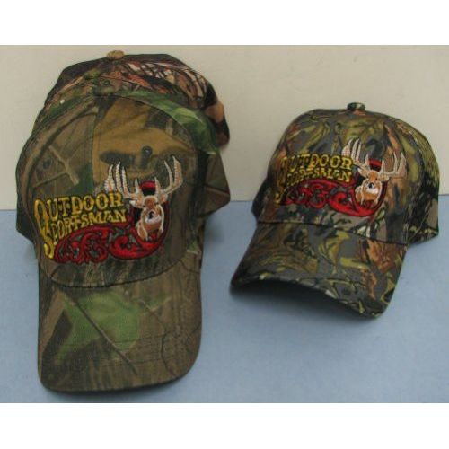 24 Units of Camo Outdoor Sportsman HaTDeer Hunting Caps at