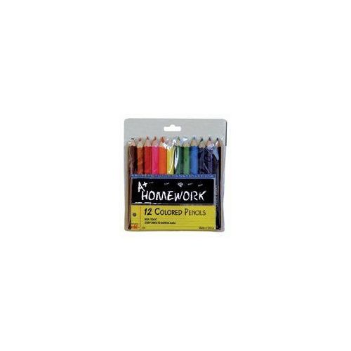 48 Units of Colored Pencils 12 pk Mini 3inch Asst. Colors