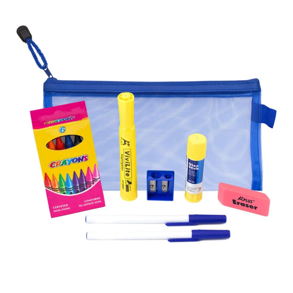 48 Units of 8 Piece Wholesale Kids School Supply Kit School and