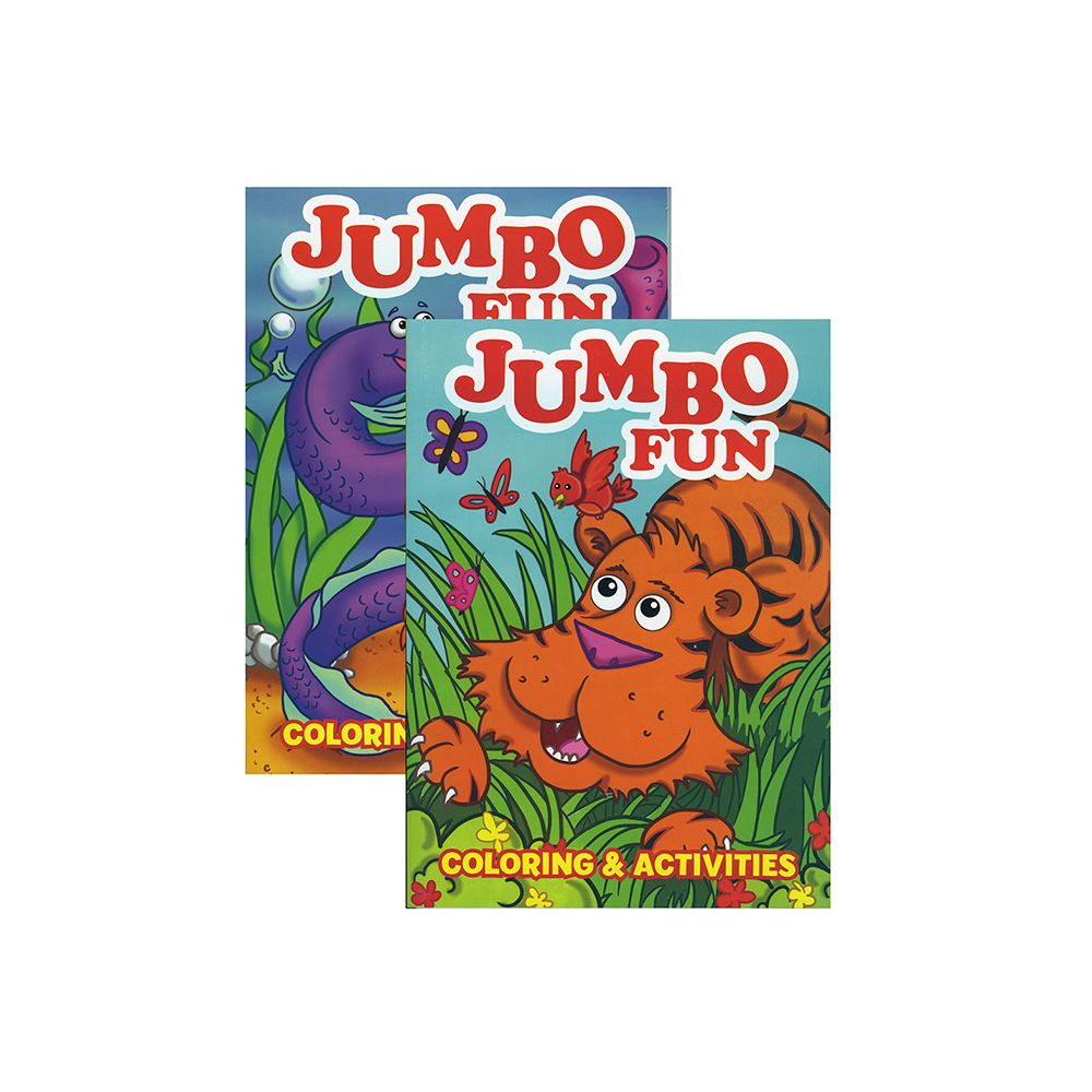 48 Units of JUMBO Fun Coloring & Activity Book at alltimetrading.com
