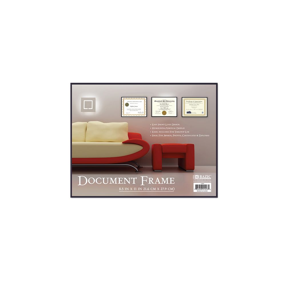 576 Units Of 8 5 X 11 Front Loading Doent Frame W Glass Cover 576 Units Of 8 5 X 11 Front Loading Doent Frame W Glass Cover Picture Frames At Alltimetrading Com