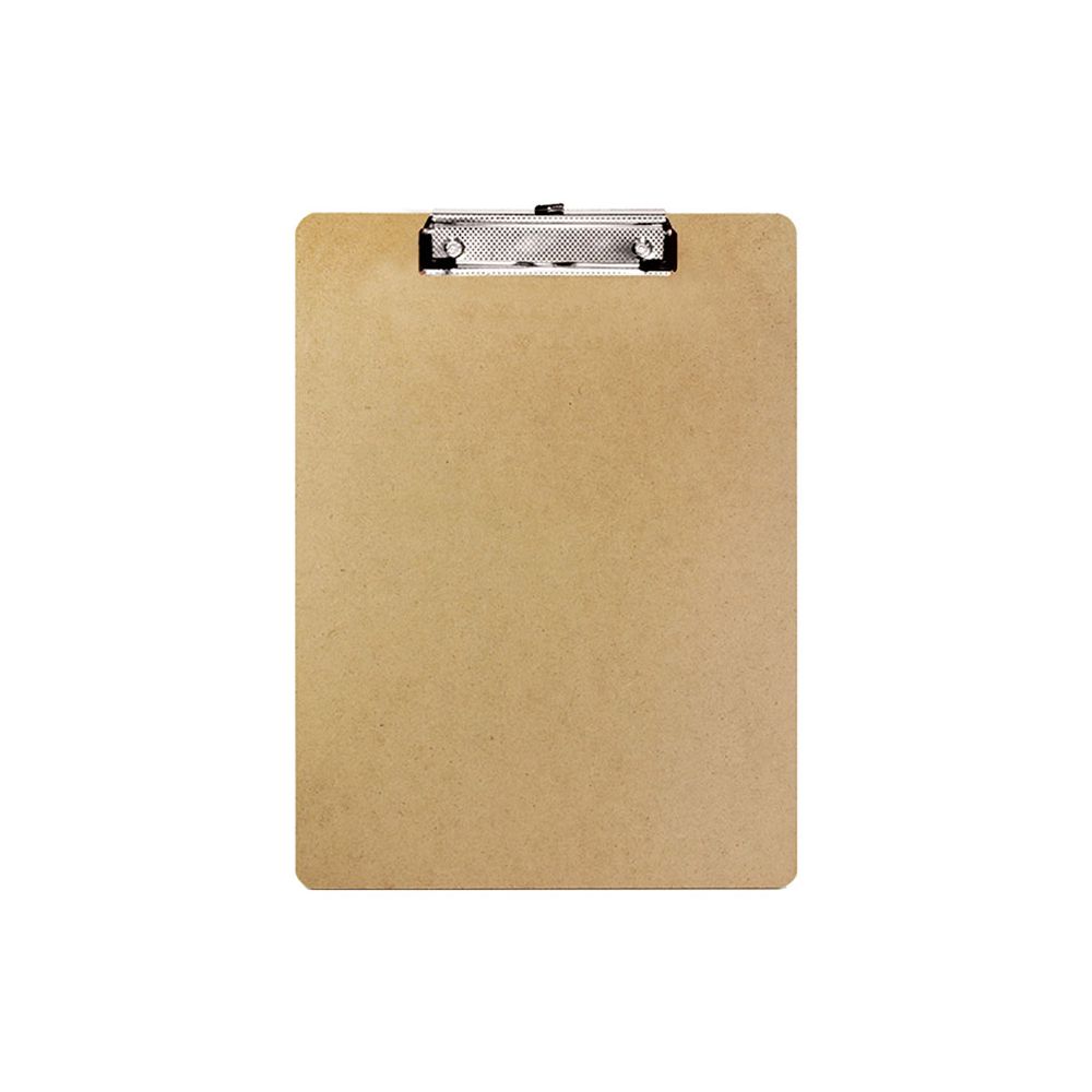 24 Units of Standard Size Hardboard Clipboard w/ Low Profile Clip at