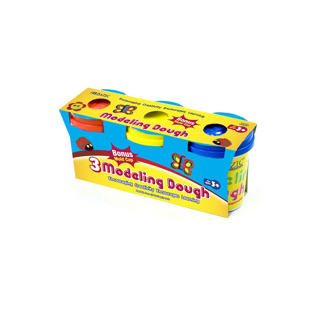 24 Units of 5 Oz. Multi Color Modeling Dough (3/pack) Clay & Play Dough at