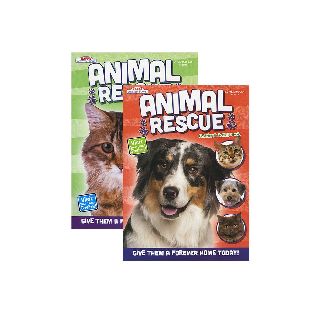 48 Units of Kappa Animal Rescue Coloring & Activity Book - Coloring & Activity Books - at ...