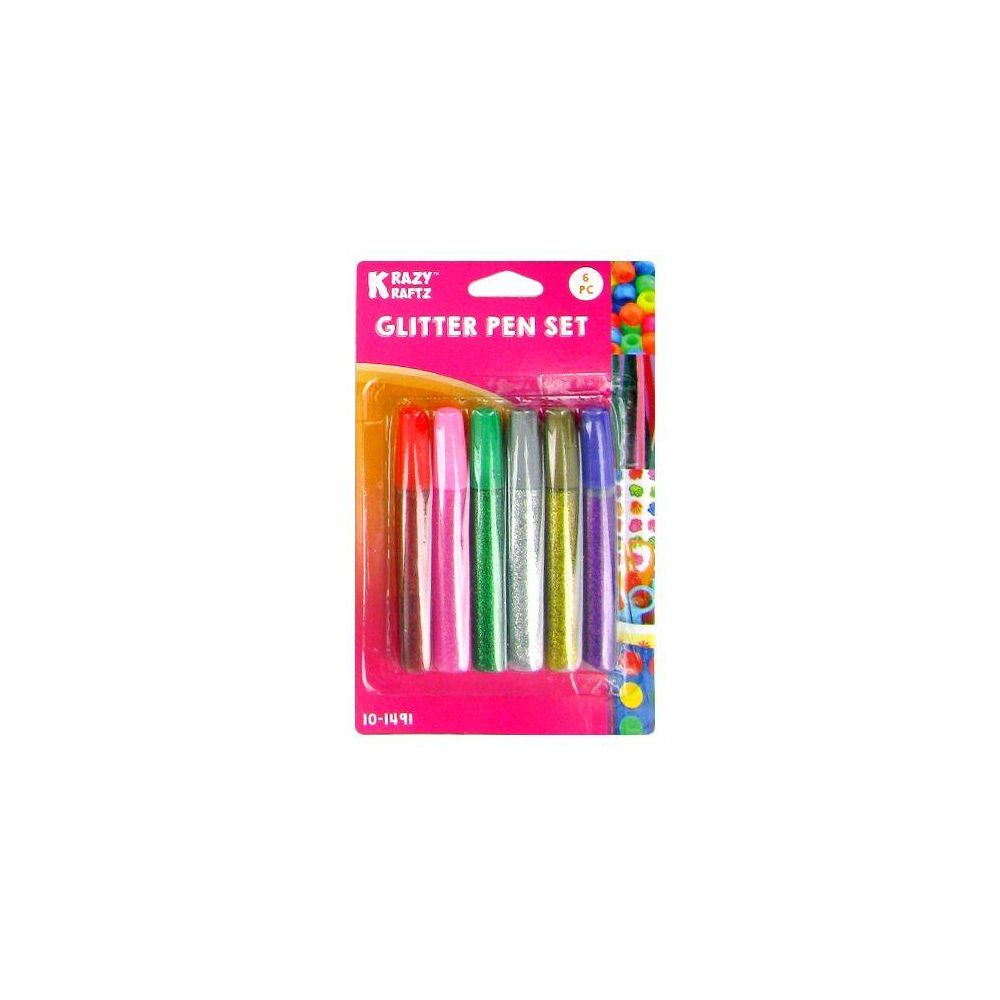 72 Units of 6PC GLITTER PEN SET at