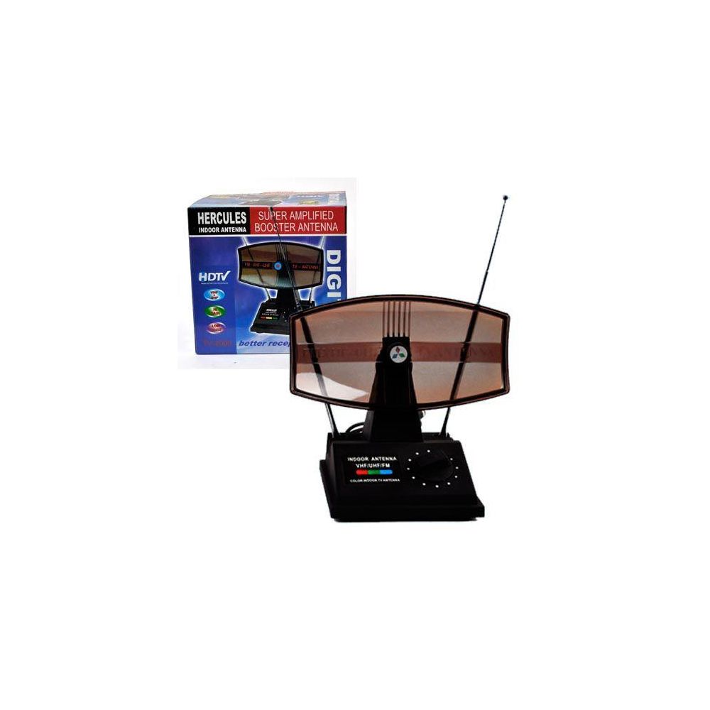 20 Units of HDTV SUPPER BOOST TV ANTENNA PLUG IN WITH TUNER ADJUSTABLE