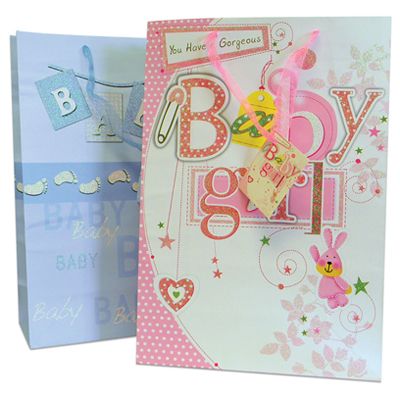 baby girl gift bag large