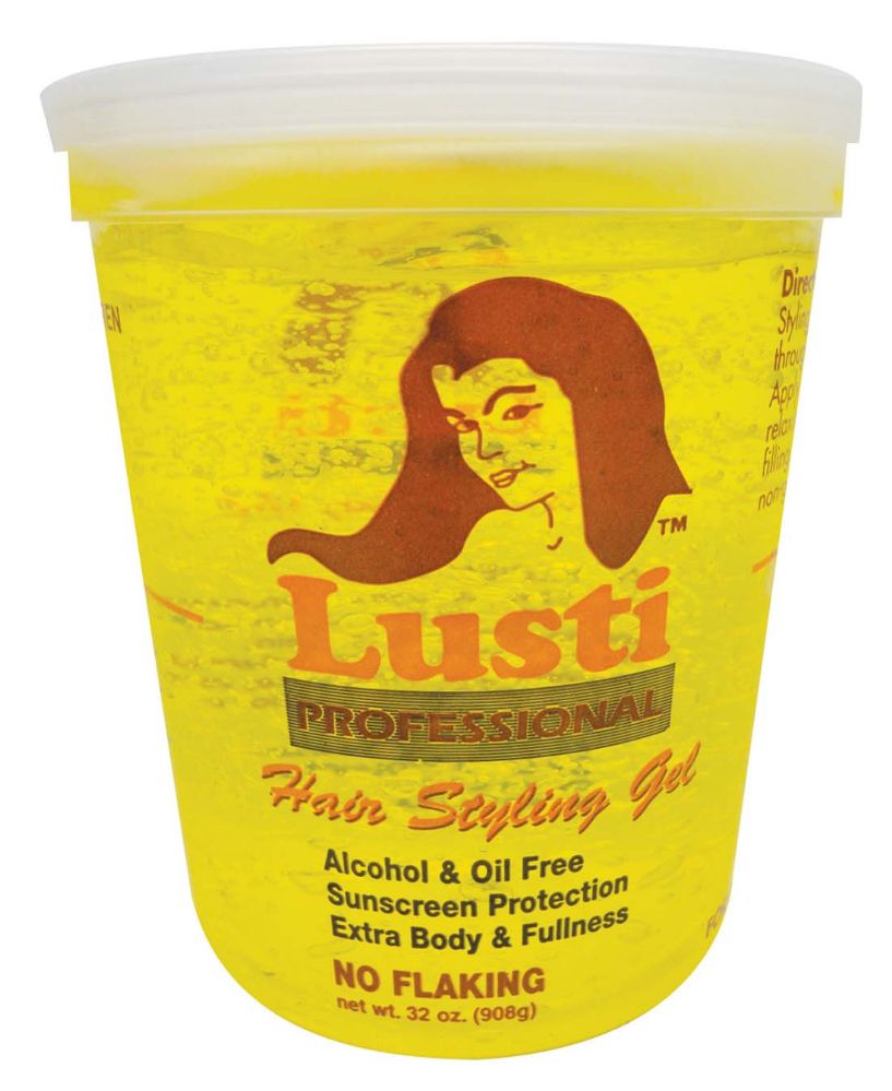 6 Units of Lusti Professional Hair Styling Gel 32 Oz Ultra Hold Made In