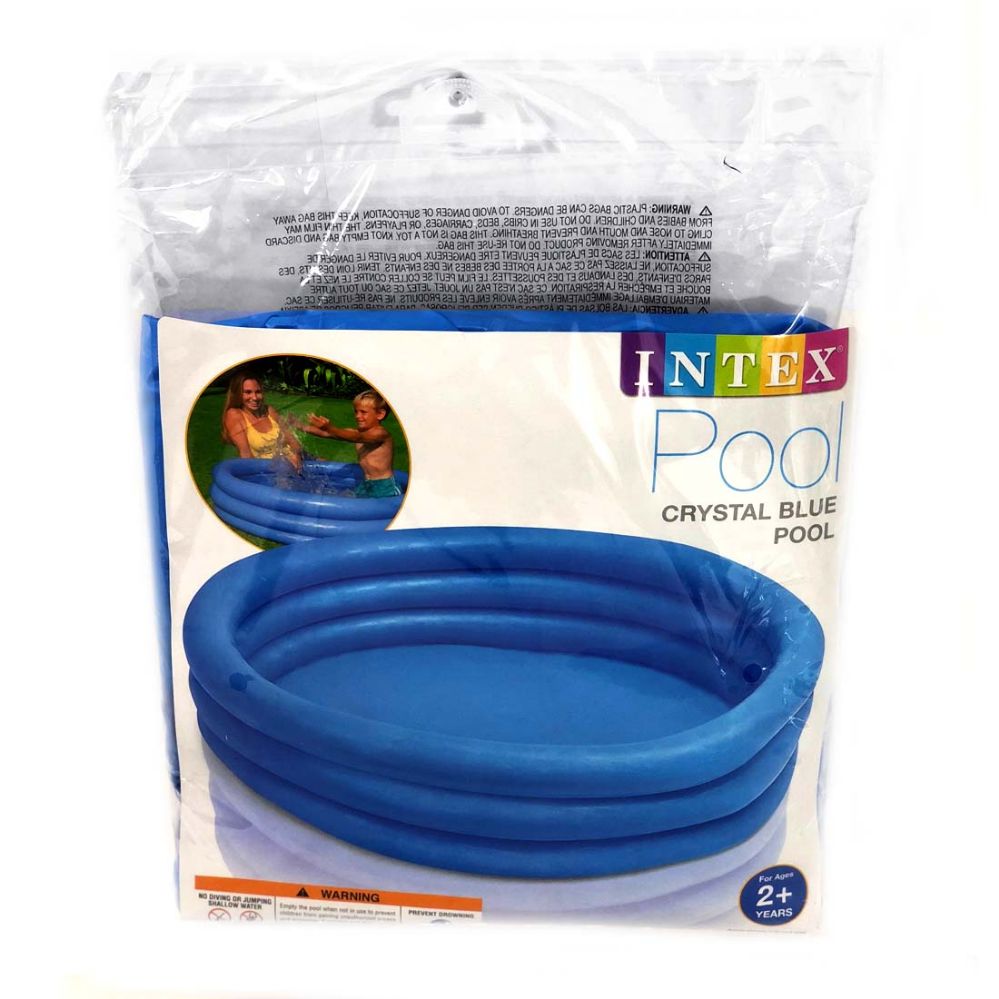 12 Units of InteX Pool 3 Ring 45x10 Crystal Blue Age 2+ Summer Toys