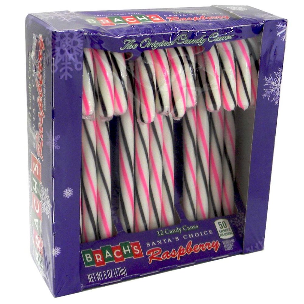 24 Units of Brach's Candy Cane 12ct Raspberry 6 oz Food & Beverage at
