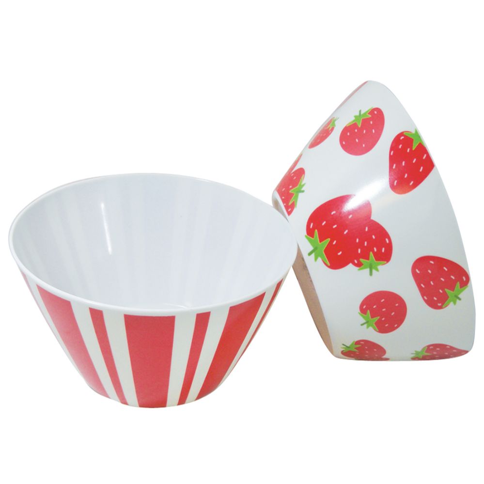 15 Units of Melamine Bowl 112 Ounces Assorted Designs Plastic Bowls and Plates at