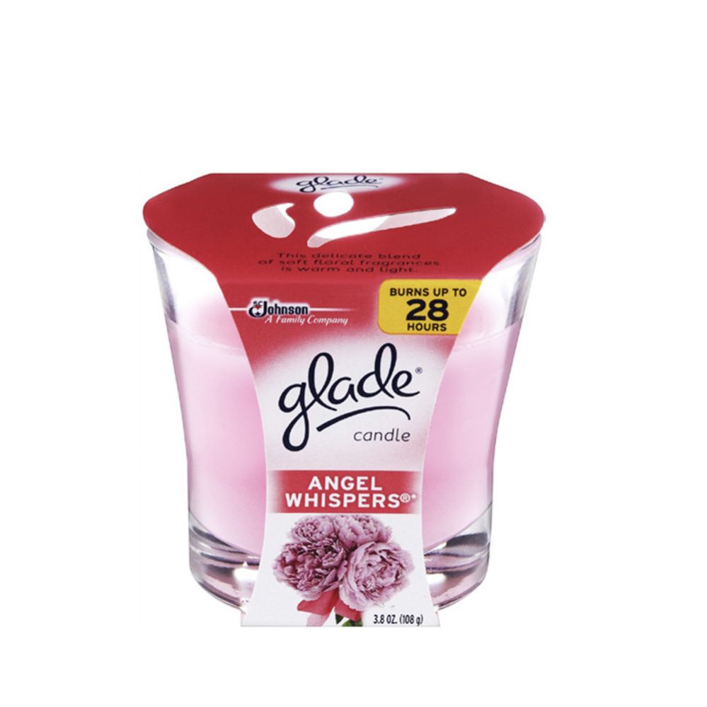 6 Units of Glade 3.4 Oz Candle Angel Whispers Air Fresheners at