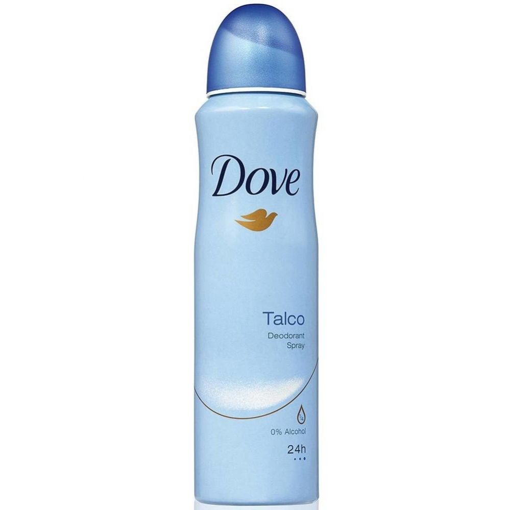 6 Units of Dove Spray 150 Ml Talco Deodorant at