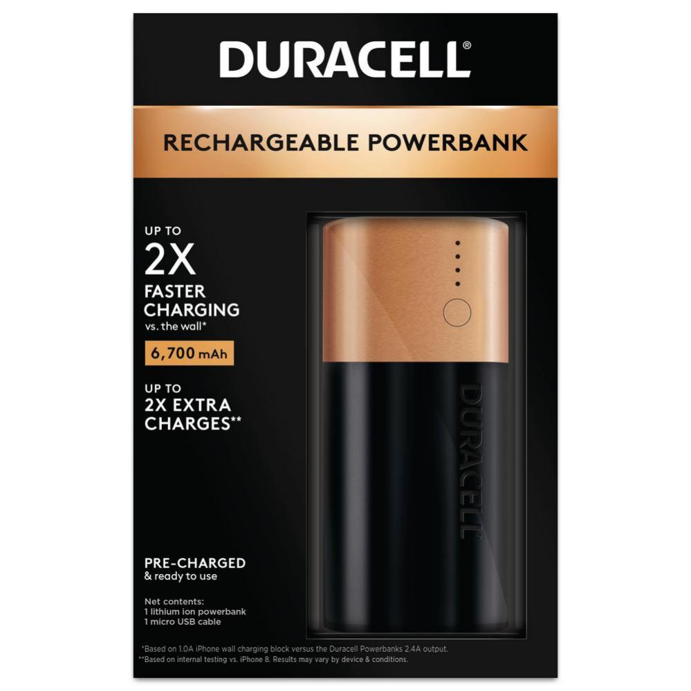 4 Units of Duracell Power Bank 2 Day Batteries at