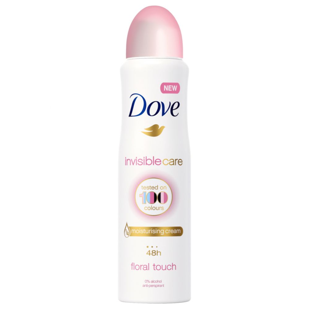6 Units of Dove Spray 250 Ml Invisible Care Deodorant at