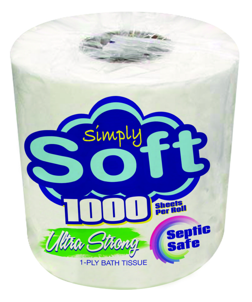 60 Units of Bath Tissue 1000ct 1 Ply 4.1 X 3.7 - Tissues - at ...
