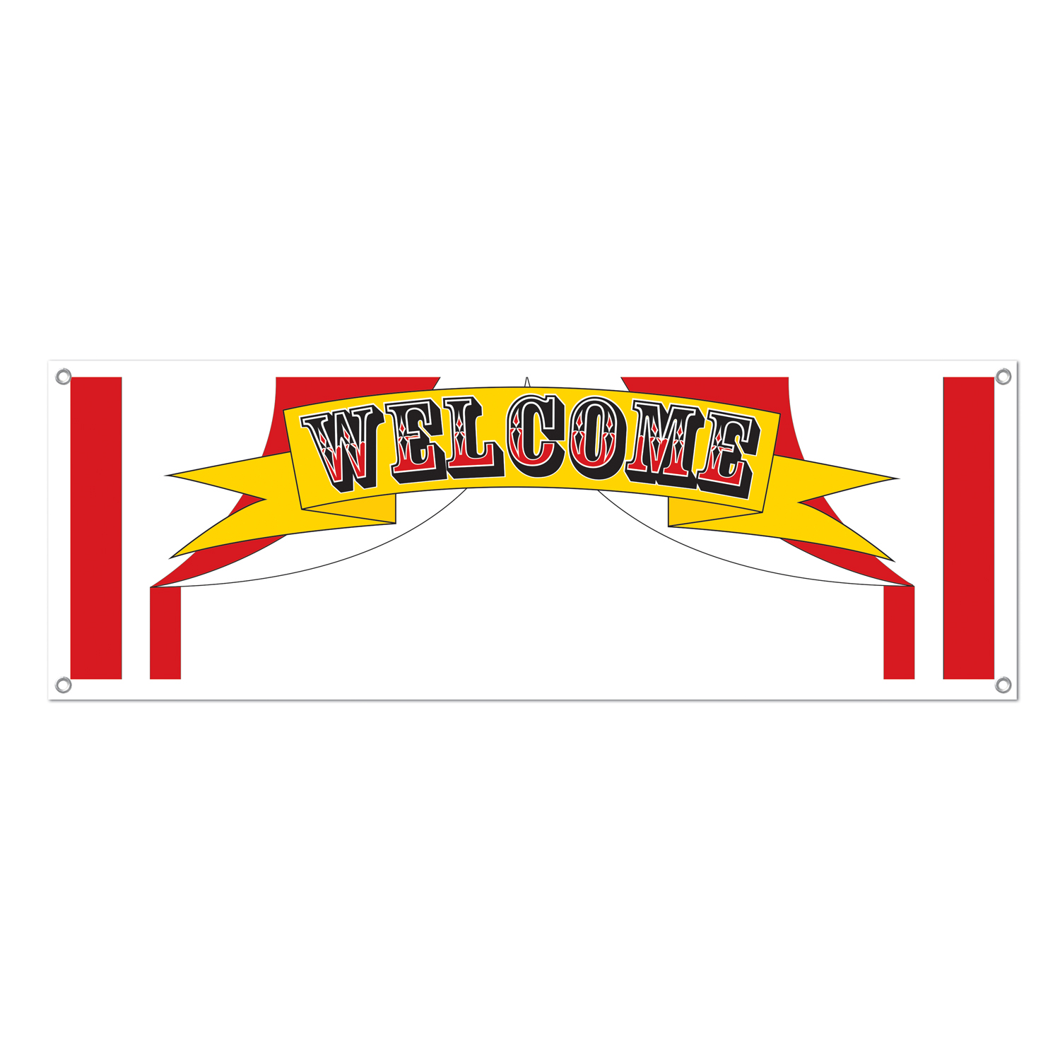 12 Units Of Welcome Sign Banner All Weather 4 Grommets Party