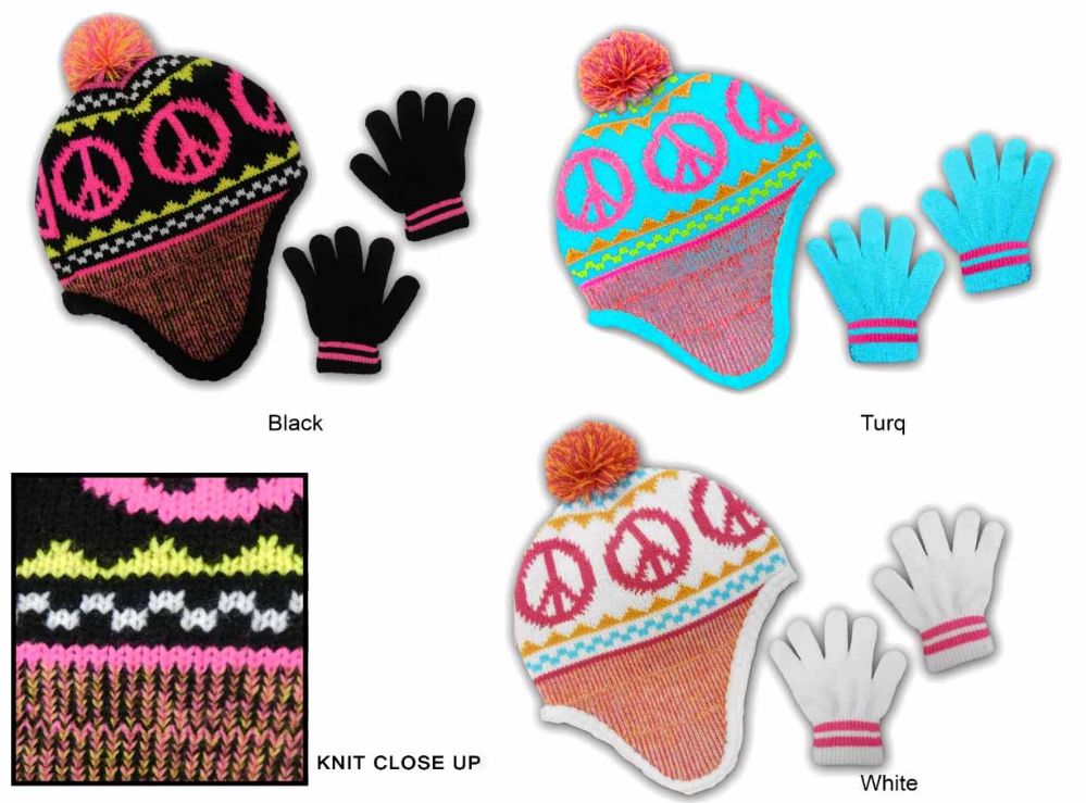 children's hats and gloves sets