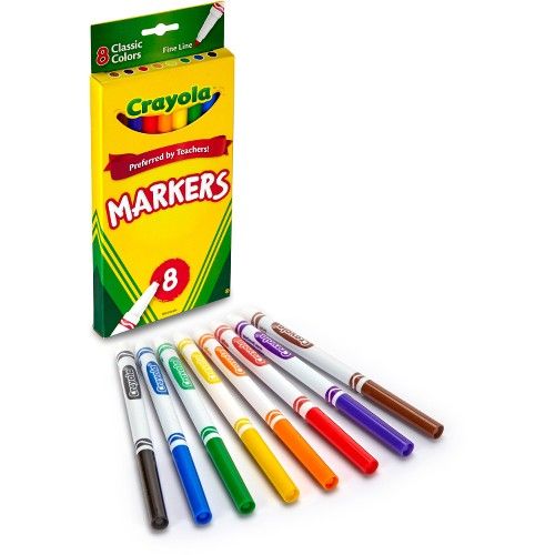 crayola fine tip classic markers markers at