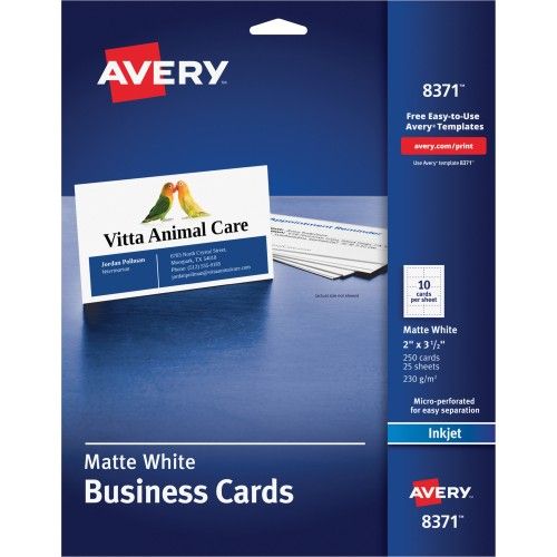 avery business card business cards at