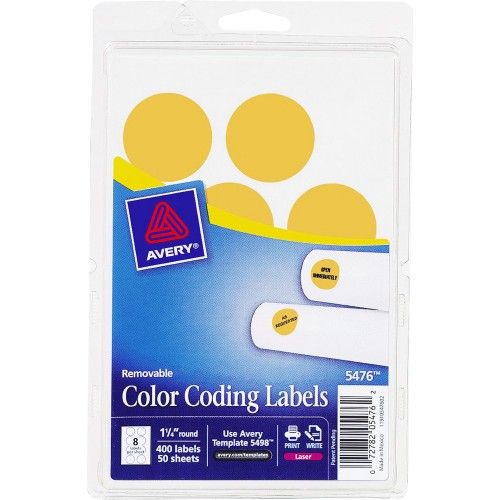 Avery Round Color Coding Multipurpose Label Labels at