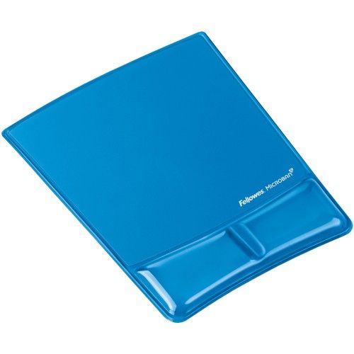 Fellowes Mouse Pad / Wrist Support With Microban Protection Note