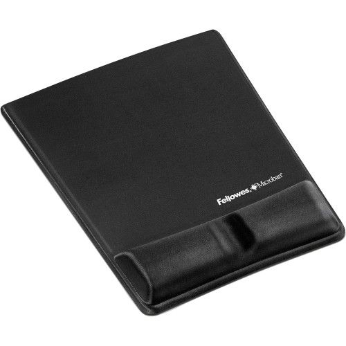 Fellowes Mouse Pad / Wrist Support With Microban Protection Note
