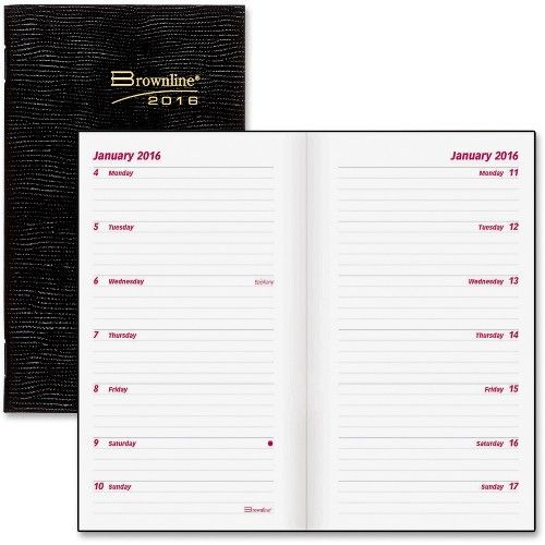 180 Units of Brownline Brownline Pocket Size Two Week Spread Planner