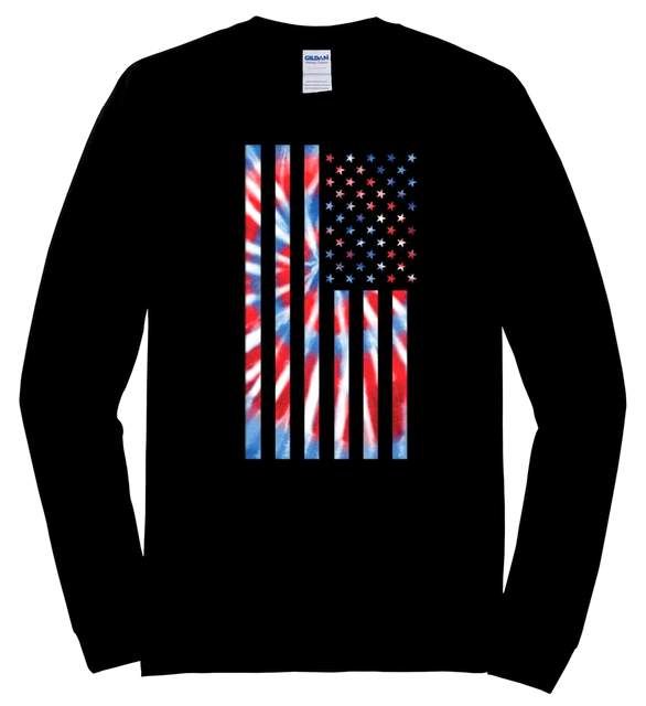tie dye usa t shirt