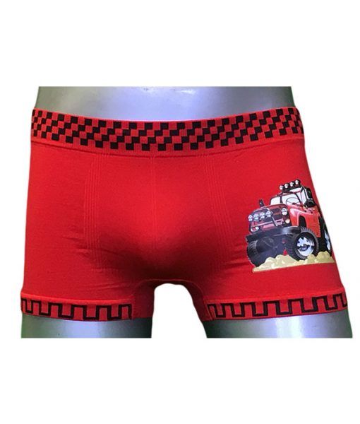 36 Units of Boys Seamless Boxer Shorts Assorted Color Size Medium