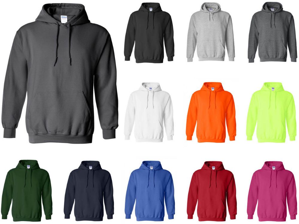 24 Units of Gildan Adult Hoodies Assorted Color And Sizes - Mens ...