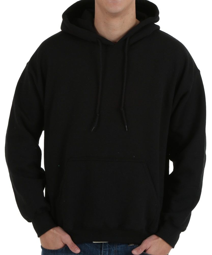 30 Units of Gildan Mens Black Irregular Fleece Hoodie Size L - Mens ...