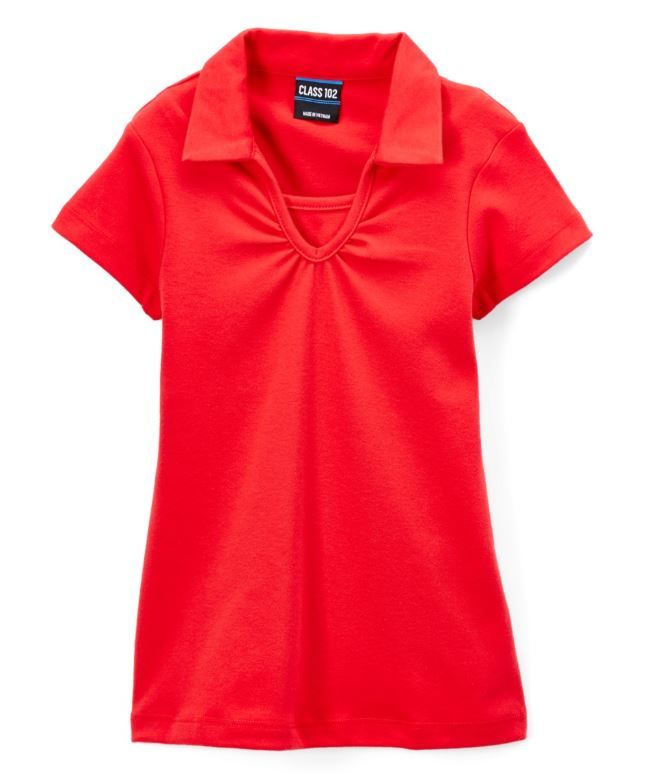 12 Units of Girls Uniform Top Size 10 In Red Girls School Uniforms