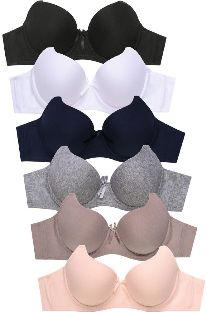 288 Units of Mamia Ladies Full Cup Plain Bra Womens Bras And Bra Sets