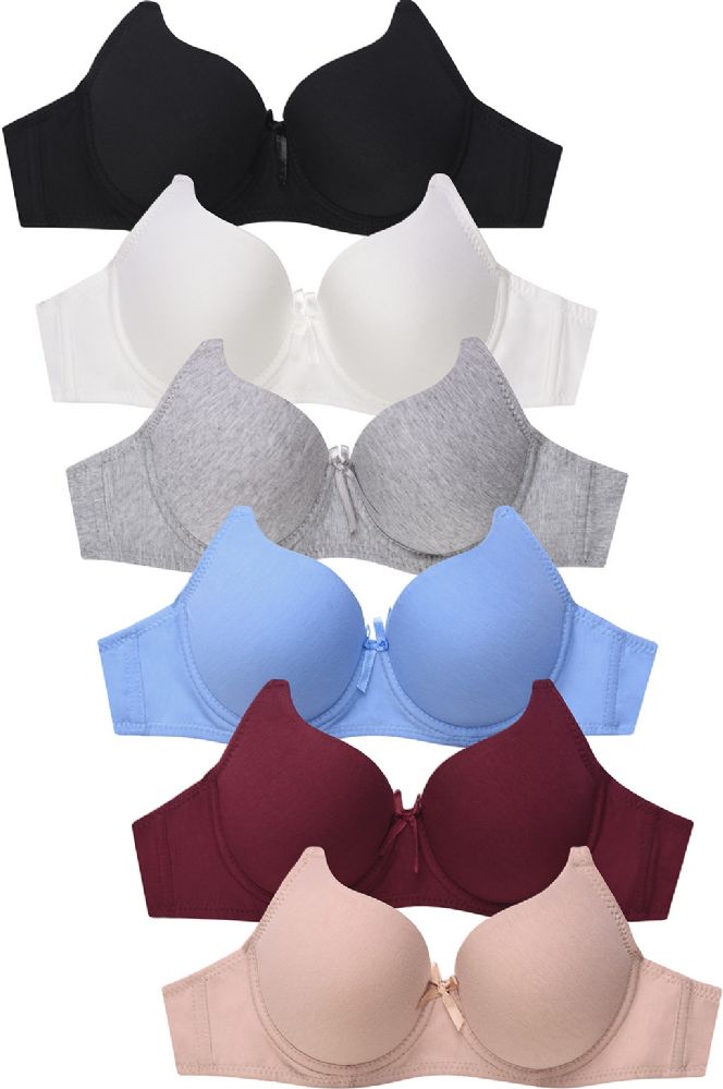 288 Units of Mamia Ladies Full Cup Plain Bra Womens Bras And Bra Sets