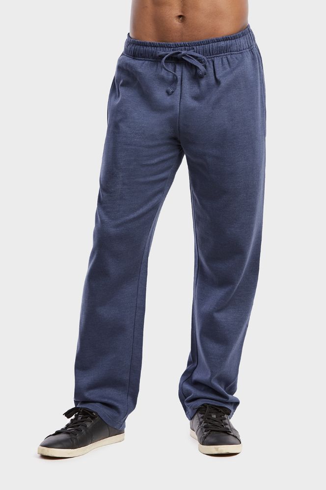 36 Units of Men's Lightweight Fleece Sweatpants In Navy Mrl Size 2xl