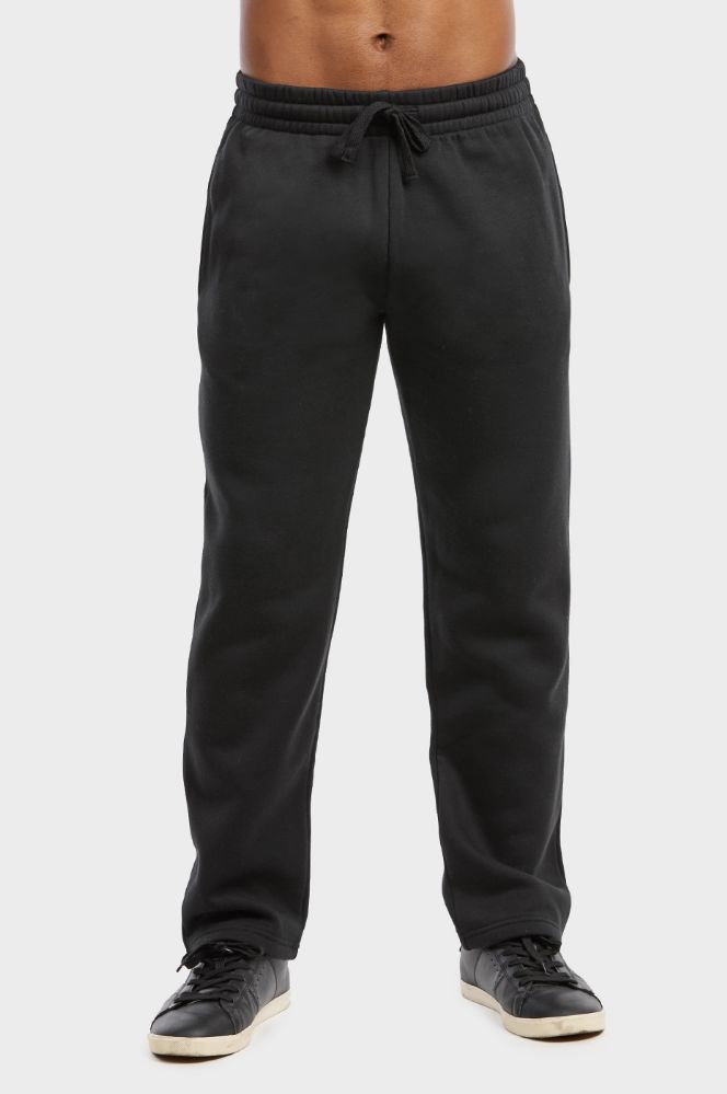 36 Units of Men's Lightweight Fleece Sweatpants In Black Size xl - Mens ...